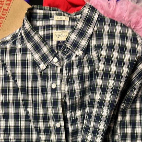 XL JCrew Mens Button Down Shirt Long sleeve - Picture 2 of 3